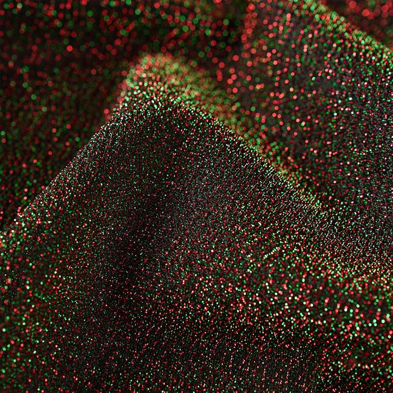 100x155cm Elastic Glitter Fabric Shimmer Glitter Mesh Gauze For Performance Dress Skirt Wedding Doll Diy Sewing Soft Shiny Cloth