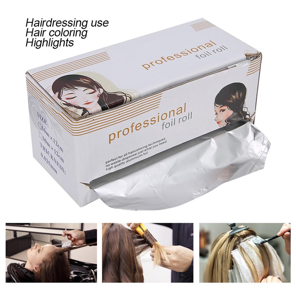 Hairdressing Aluminum Foil Barber Shop Hair Perming Dyeing Foil Styling Tool Accessory 30m