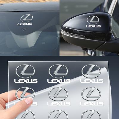 Adesivi creativi emblema Decorazioni Auto Decalcomanie Adesivi per Tergicristallo Finestrino Auto Per IS250 IS200 CT200h GS300 LS430 RX450h LX570 IS300