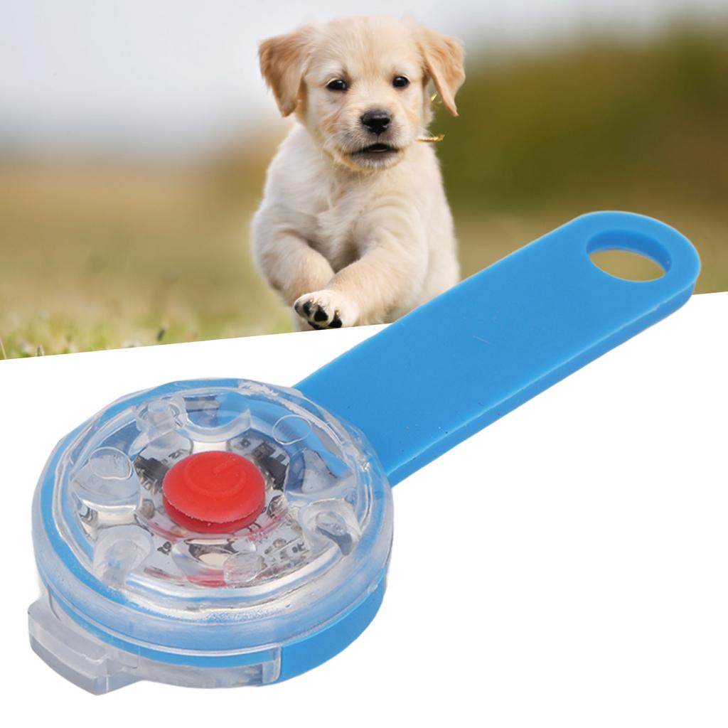 LED Dog Light Pendant USB Rechargeable IPX7 Waterproof 3 Light Modes Dog Collar Light for Pet Bag Bike