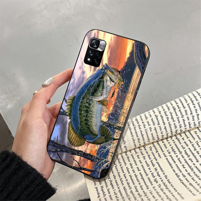 

Чехол для телефона с рыболовными снастями для Xiaomi Redmi note 13 12 Pro 11S 11 10 Pro 10S 12S Redmi 10 13C 9C Redmi 10C