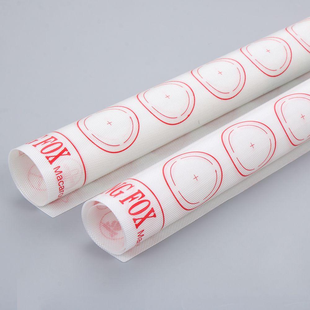 Bakeware Pastry Tools Glass Fiber Cake Tray Non Stick Baking Tray Pads Reusable Macaron Baking Mat