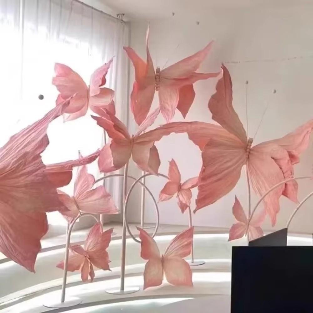 Big Butterfly Artificial Paper Flower Paper Layout Butterfly Window Display Props Photo Props