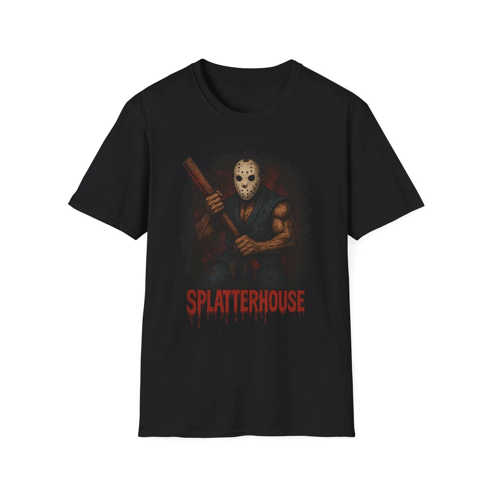 Splatterhouse Game T-Shirt, Vintage , Horror Gamer Shirt, Rick taylor XXXL