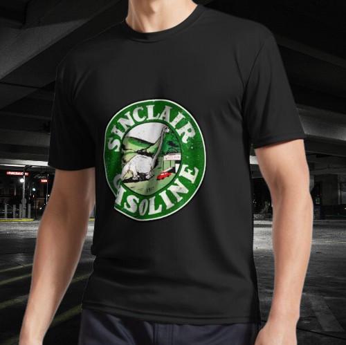 Sinclair Dino Gasoline sign Logo T-Shirt Funny Logo American Men s T-Shirt S разноцветный