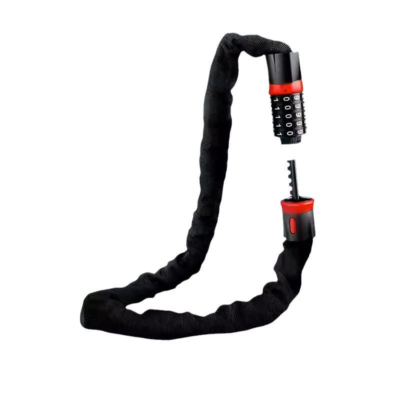 Electric Motorcycle Anti-Theft Chain Lock for Bikes and Doors