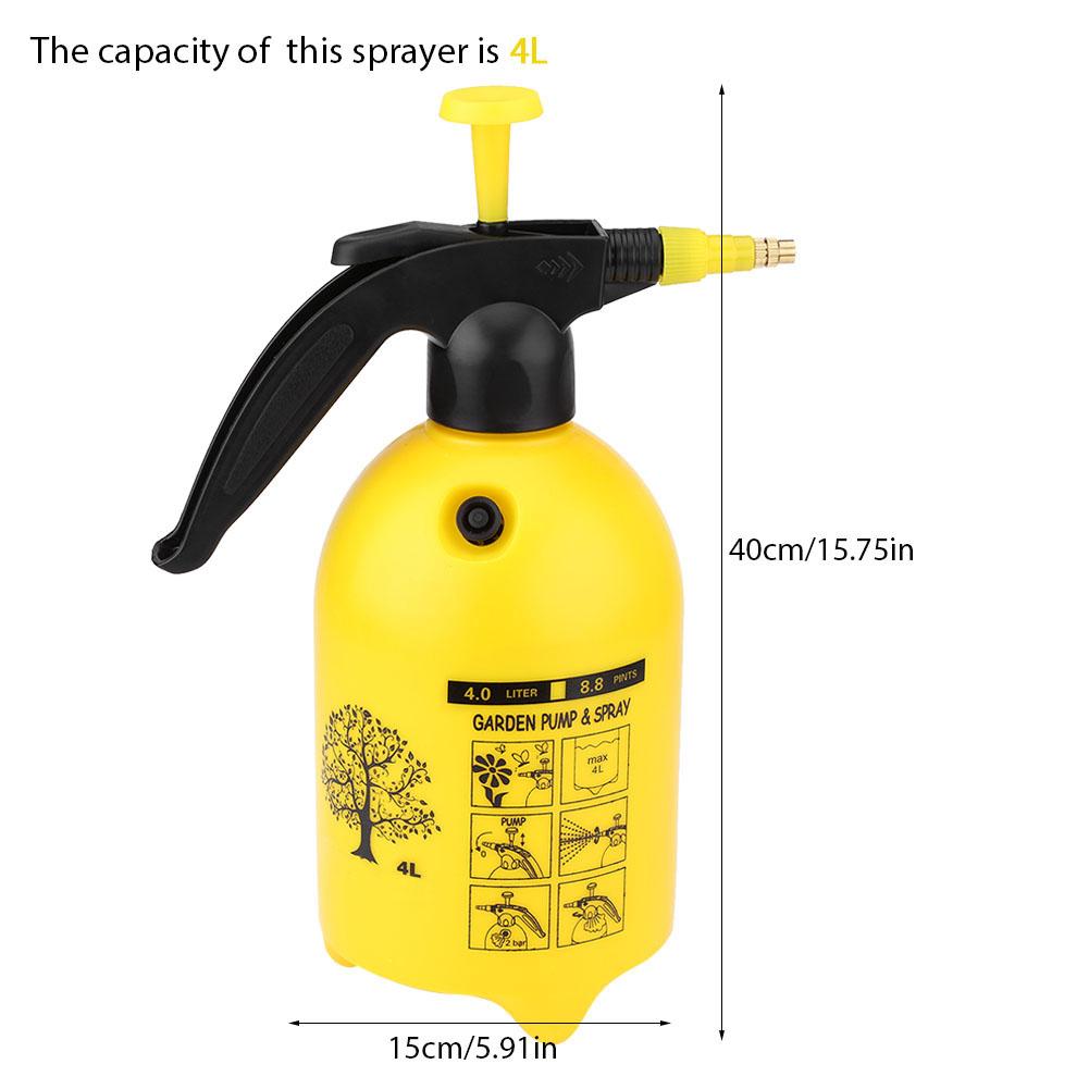 Spruzzatore Portatile a Pressione dell'Acqua Facile da Azionare Strumento per Innaffiare Piante Domestiche e da Giardino 2L