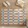 Silk Ring Grid Dirt-Resistant Anti-Slip Entrance Doormat - Easy To Clean, Cut, and Wear-Resistant for Homes.