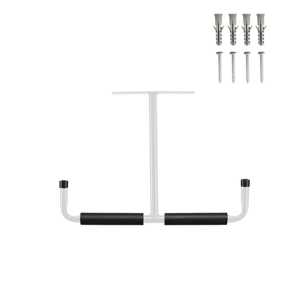 Wall Mounted Ceiling Rack Shelf Rust-resistant Overhead Garage Storage Hook  Ladder