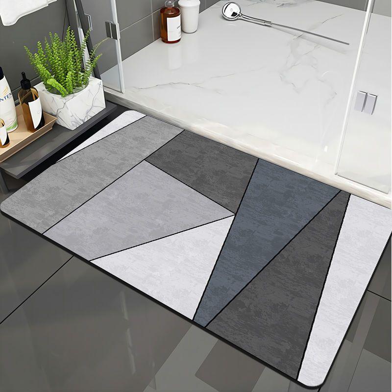 Diatom Mud Bathroom, Bathroom Entrance, Kitchen Floor Mat, Anti Slip, Absorbent, Wear-resistant, Quick Drying Mat
