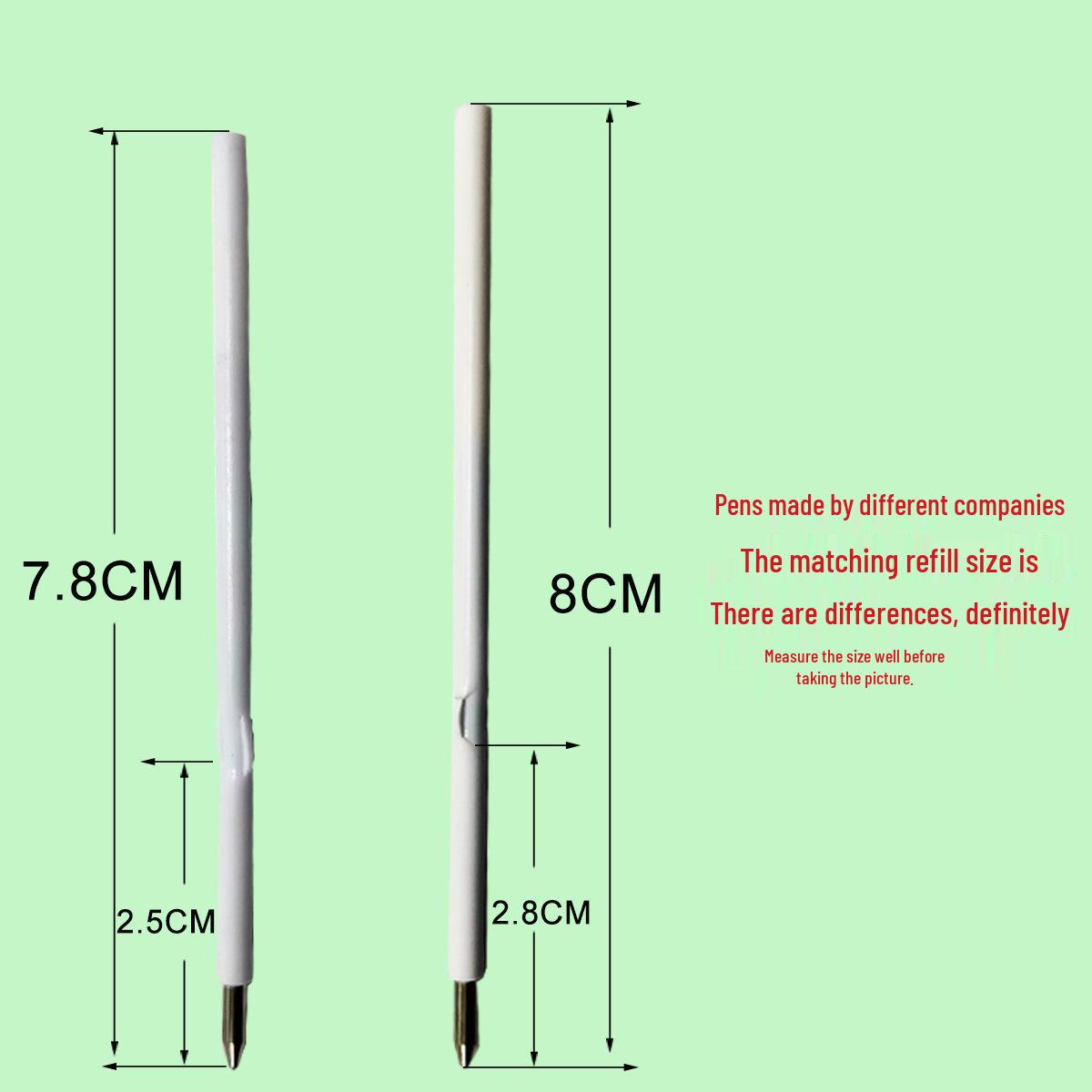 

Тиха електронна кулькова ручка з годинником і стрижнем (0.7 та 1.0) 7.8CM Black Ballpoint Refill 0.7MM [10 pcs]