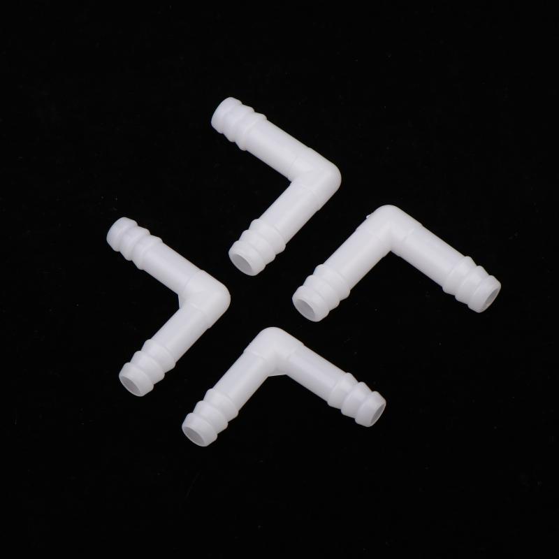 5Pcs 8/10Mm Pe Elbow Connector Aquarium Tank Air Pump Hose Pagoda Joint Watering Irrigation Garden Water Pipe Connector