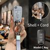 Suitable For Kia Tpu Key Cover Marble Pattern K3 Sportage R K5/K2Seltos Kx3 Car Key Full Package Protection Shell