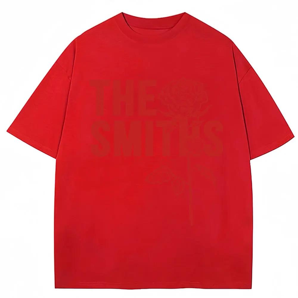 Rock Band The Smiths Grafik T-Shirt Herren Damen Mode Hip Hop Vintage Harajuku T-Shirts Übergroß Lässig Baumwolle T-Shirts Streetwear