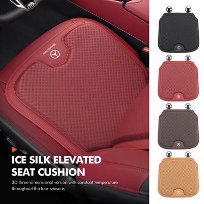 Summer Breathable Ice Silk Cushion Car Seat Protective Cover For Mercedes Benz C180 C300 W124 W176 W177 C200 C260 GLC CLE CLA