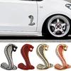 Automotive General Cobra 3D Sticker Car Modification Personalized Metal Tail Logo Covering Scratches Accessories