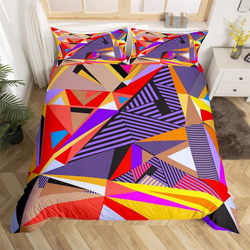 Пододеяльник с изображением заката и геометрическим узором Ombre — фото 19