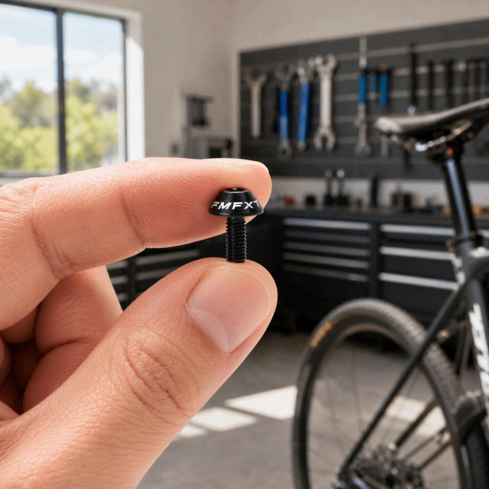 6 Stück M5x12mm Fahrradflaschenhalter-Schrauben Wasserflaschenhalter-Halterungsschrauben Fahrradwartung