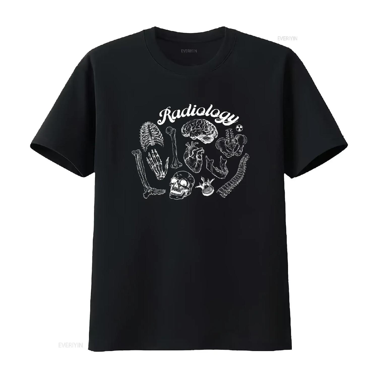 Radiology Anatomical T Shirt Vintage Anatomy Illustration Retro Rad Tech Department Xray vintage Washed homme Slightly Stylish XXXXL