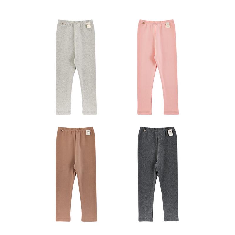 YouYou Girls' Thermal Elastic Solid Leggings