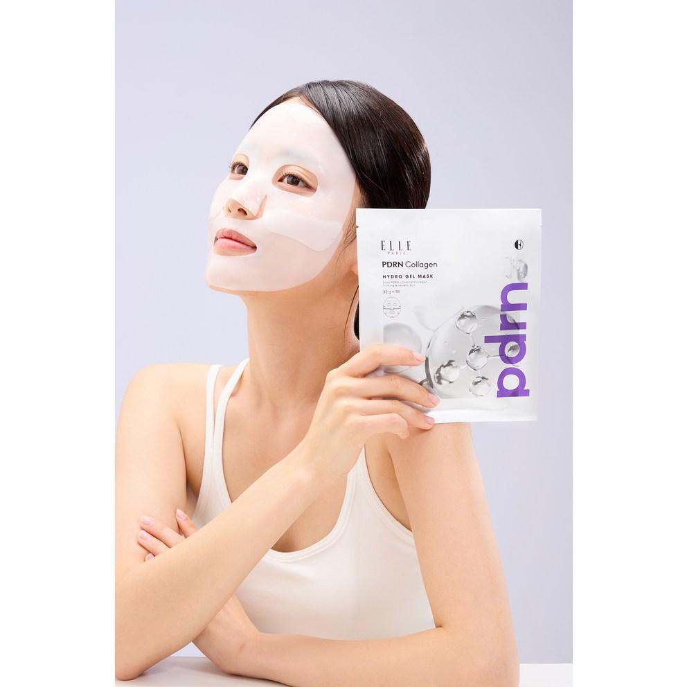 ELLE PARIS PDRN Collagen Hydrogel Mask [Clinical Trial for Elasticity Improvement], 1 sheet