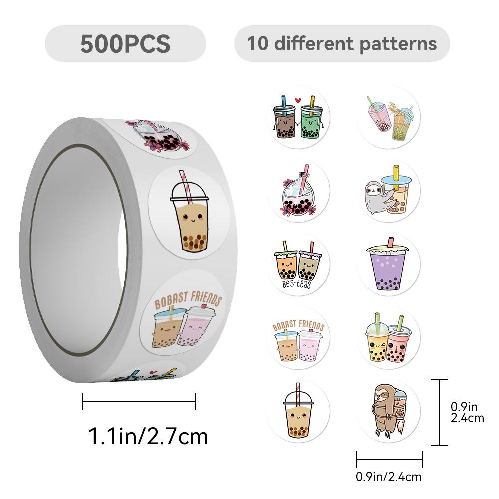 500 листов/рулон декоративных наклеек с точками для герметизации и поделок