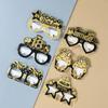 Black Gold Birthday Paper Glasses Happy 18th 40th 50th 60th Birthday Party Decoration 18 40 50 60 Year Party Supplies Photo Prop