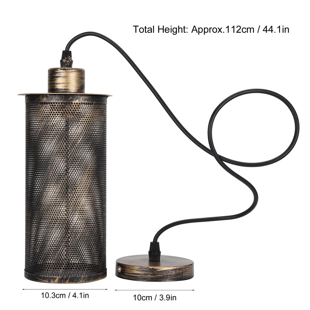 Industrial Mesh Lampshade E27 Iron Art Pendant Light Shade for Bar Cafe AC85‑265V