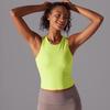 Professional Yoga Women's Beautiful Back Exercise, Running Fitness, Breathable Pleated Vest, Quick Drying Fitness Suit, Sexy Slim Fit Top