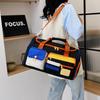 Multi-color matching going out large-capacity decompression portable travel bag dry nd wet separation personalized fitness bag can be set with tie rod