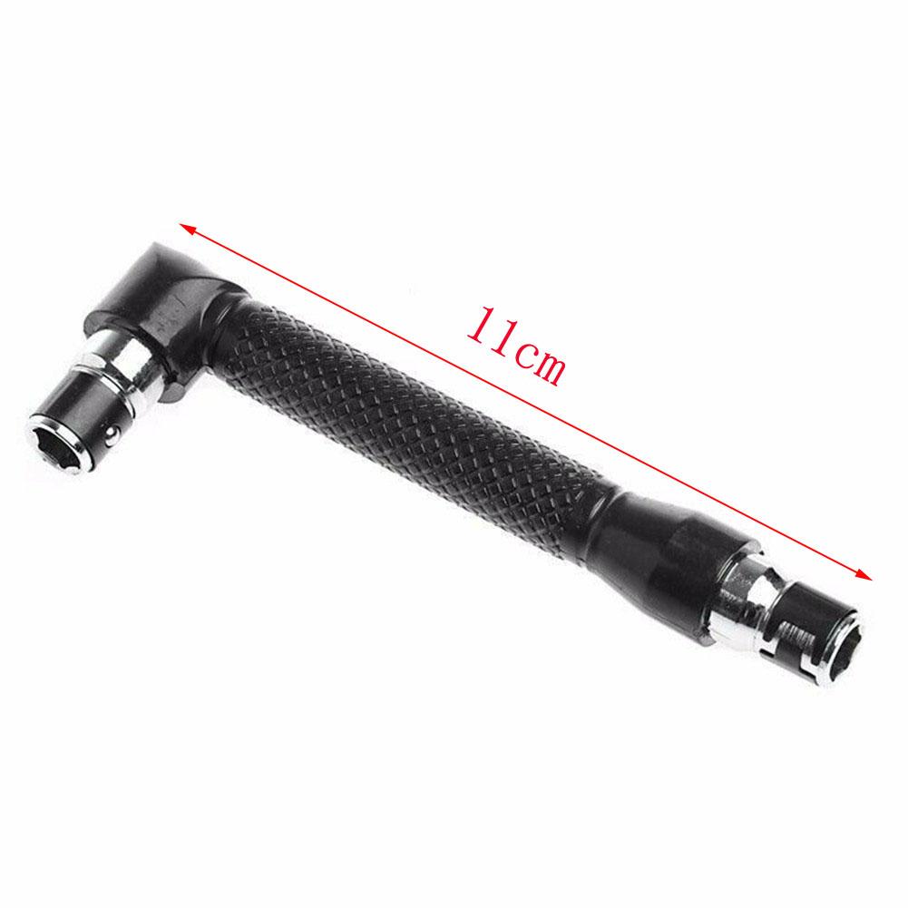 L-Shape Socket Ratchet Wrench 1/4 Inch Hexagon Screwdriver Bit 90 Degree Double-End Handle Spanner Repair Tool Wrenches