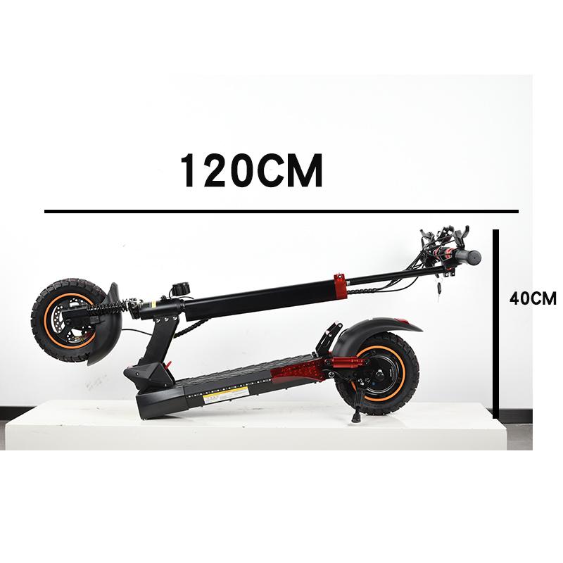 10" All-Terrain Electric Scooter - 800W Peak, 45 km/h, 40 km Range, Dual Disc Brakes