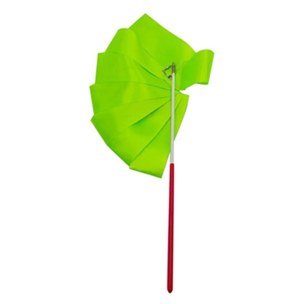 2M/4M Bunte Gymnastikbänder Tanzband Rhythmische Sportgymnastik Ballett Streamer Wirbelstab Stange Für GYM Training Professionell