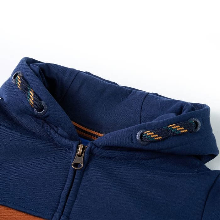 Sweat-shirt à capuche et fermeture éclair pour enfants 92/104/116/128/140