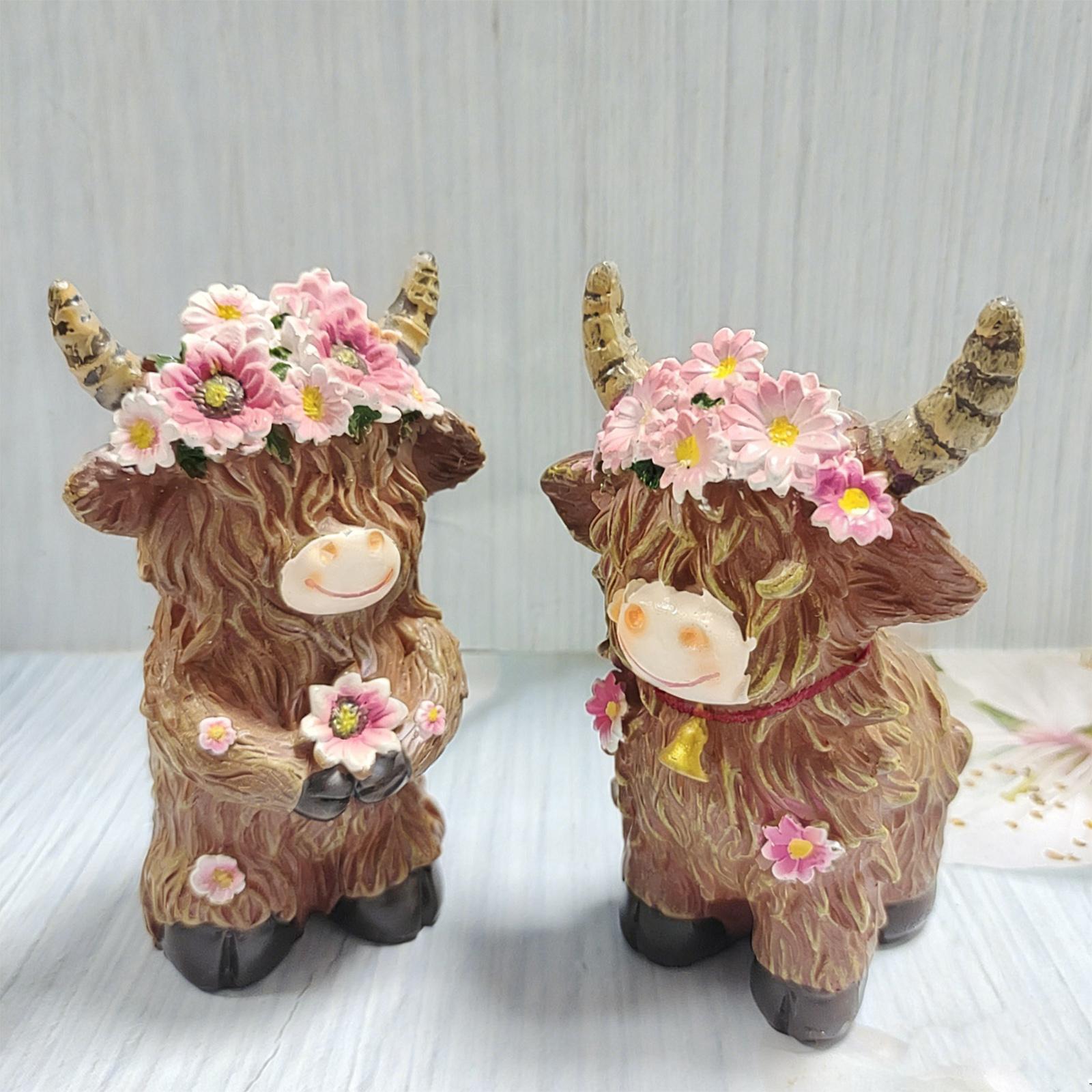 Home Decoration Ornament Set: Xiaoniu Creative Resin Craft Ornaments One Size