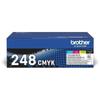 Standard Toner Pack - BROTHER - TN248VAL - Cyan Magenta Yellow Black - 4x1000 Pages