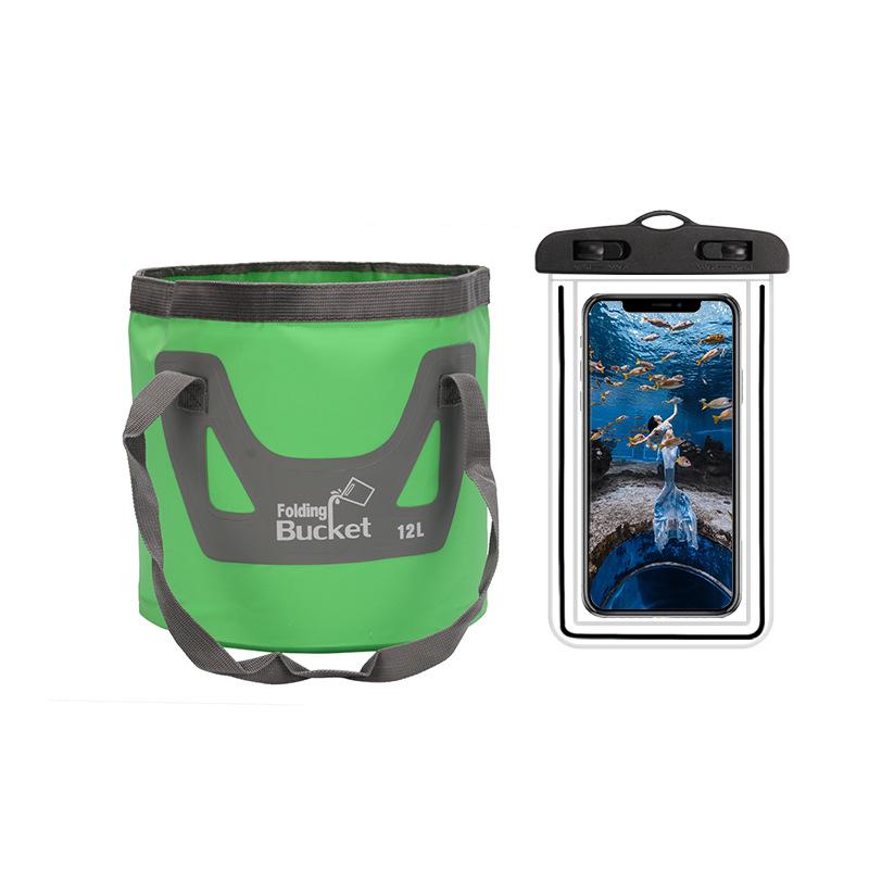 Portable Folding Waterproof Travel Fishing Bucket Bag