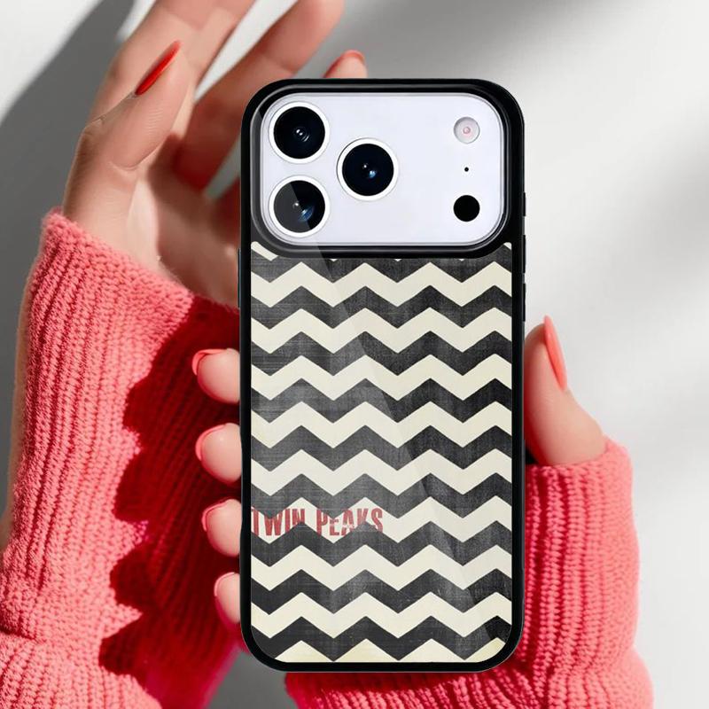 

twin peaks print Phone Case for iPhone 17 Air 16e 15 14 13 Pro Max Back Cover for 12 11 Pro Coque iPhone 12 Pro Max