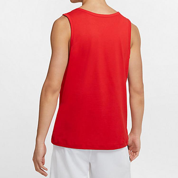 Nike Dri-Fit Printed Basketball Vest Men Tops Red CD1293-657