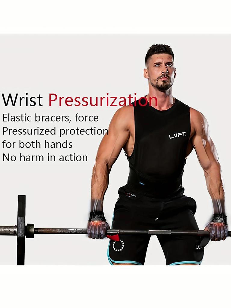 Weightlifting Straps 1 Pair Lifting Wrist Anti-Slip Silicone Strength Training Strap Hand Grips Wrist Support