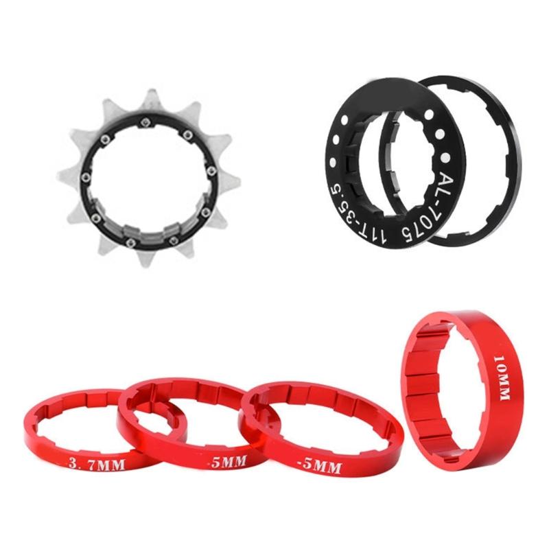 Single Speed Ritzel Hochfestes Stahl Freiläufe Fahrräder Schwungrad Kettenblatt Teil für Fixed Gear Fahrrad Einfach zu installieren