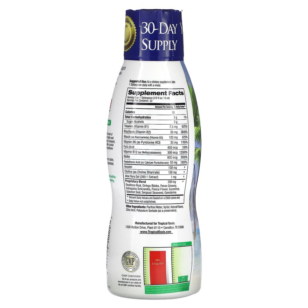 Premium, Liquid B-Complex, 480Ml (16Fl Oz)