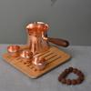 Handmade Hammered Pure Copper Pot for Tea and Coffee, Traditional Turkish Style