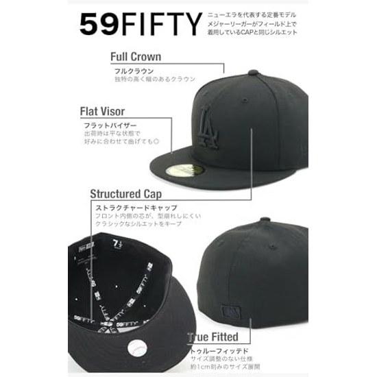 Era Flat Visor Cap MLB Dodgers 59 Fifty