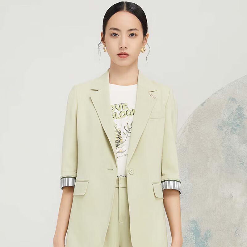 JESSIE Women s 3/4 Sleeve Commuter Blazer L