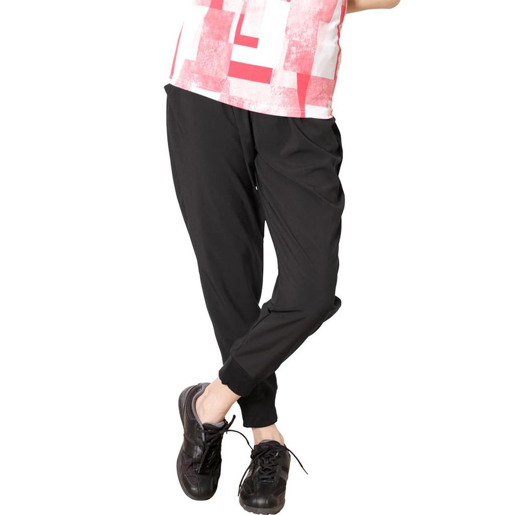 One Comfortable and Lightweight Jogger Slim Size Available In 2 Sizes Pane(t) Pants, Women's, Black, Fit, M,
