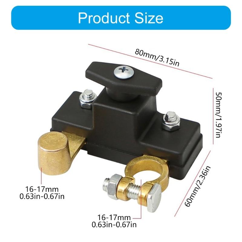 Automotive Battery Disconnect Switch Pure Copper Suitable for Efficient Power Management Longevity Extended Battery Life