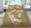 Bedding Suit 3D Skull Print Bed Cover Home Bedclothes  Fashionable Duvet Cover Sets Polyester Single Double King Size