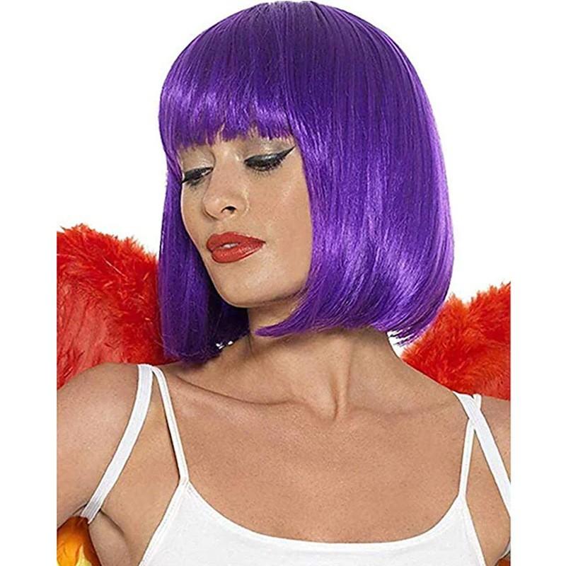 Cosplay Short Colored Wig Halloween Christmas Costume Party