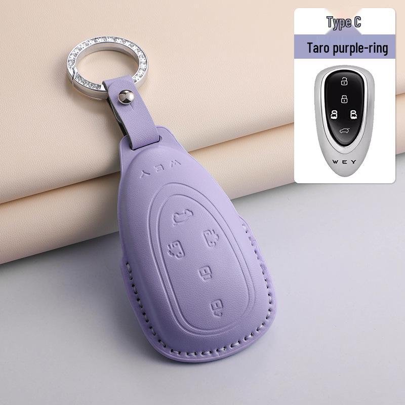 Great Wall WEY Blue Mountain Sheepskin 3D Key Fob Cover